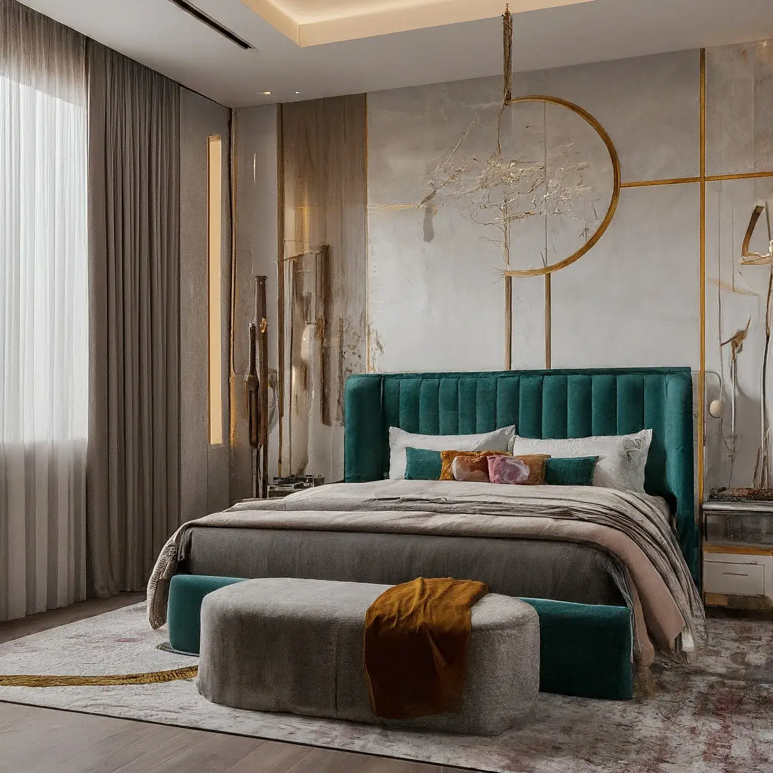 افضل غرفة نوم سعودية باللمسات التركية بالصور